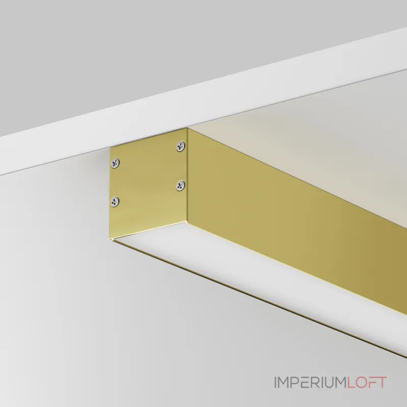 Алюминиевый профиль накладной-подвесной 2м ALM-3535BT-BR-2M Maytoni 633005