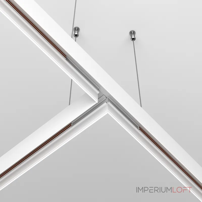 Коннектор Т-образный Exility накладной белый от ImperiumLoft Коннектор Т-образный Exility накладной белый от ImperiumLoft