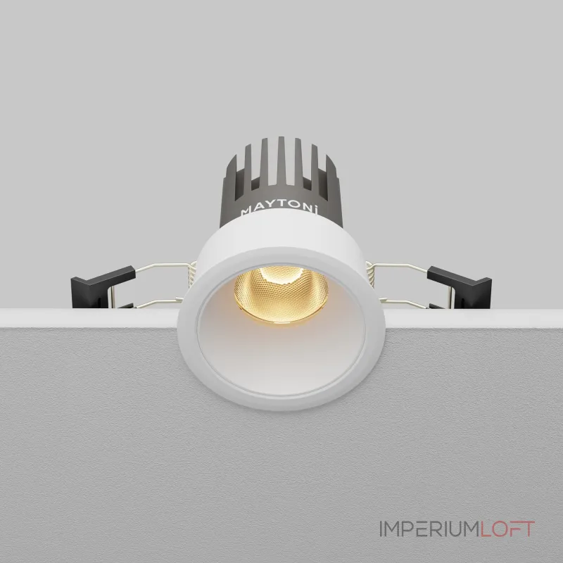 Встраиваемый светильник Maytoni Dip DL123-10W-2.7K-W от ImperiumLoft