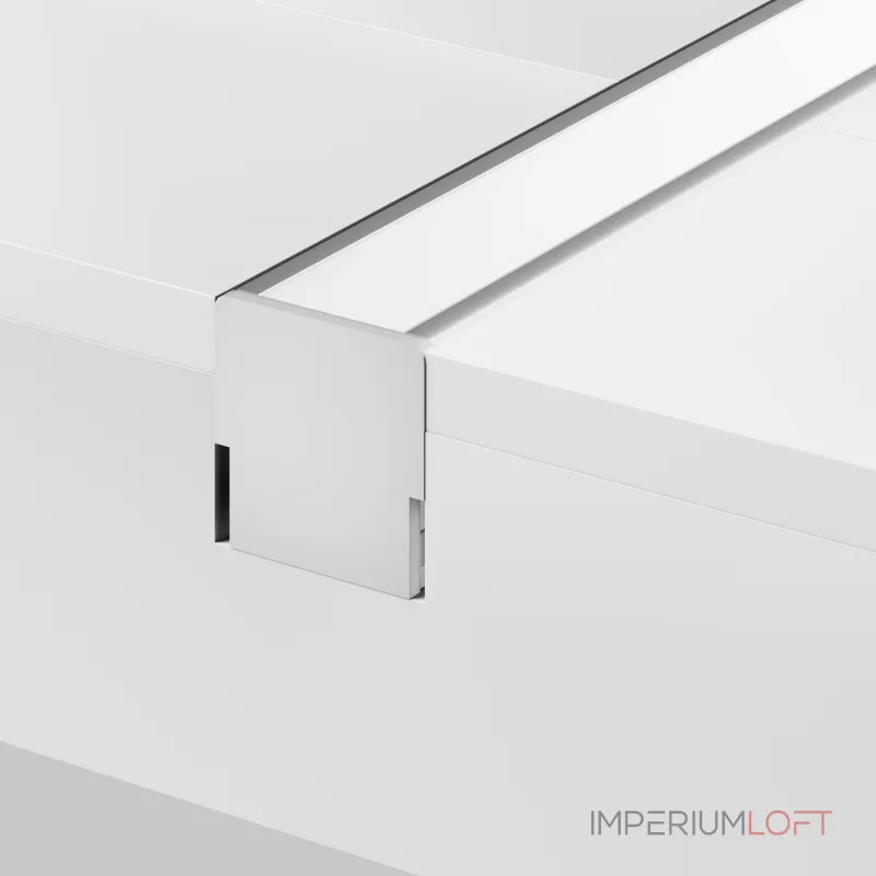 Алюминиевый профиль встраиваемый в пол 26x26 (Серебро, 2 м), ALM-2626-S-2M Maytoni 636016 от ImperiumLoft