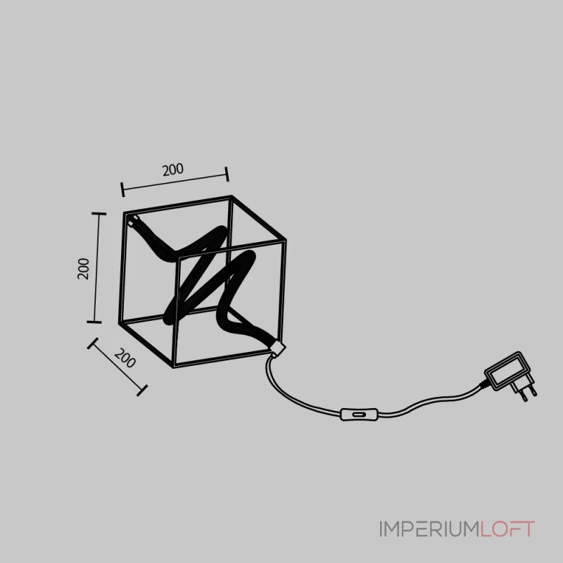 Настольный светильник Maytoni Modern MOD345TL-L11BS3K от ImperiumLoft