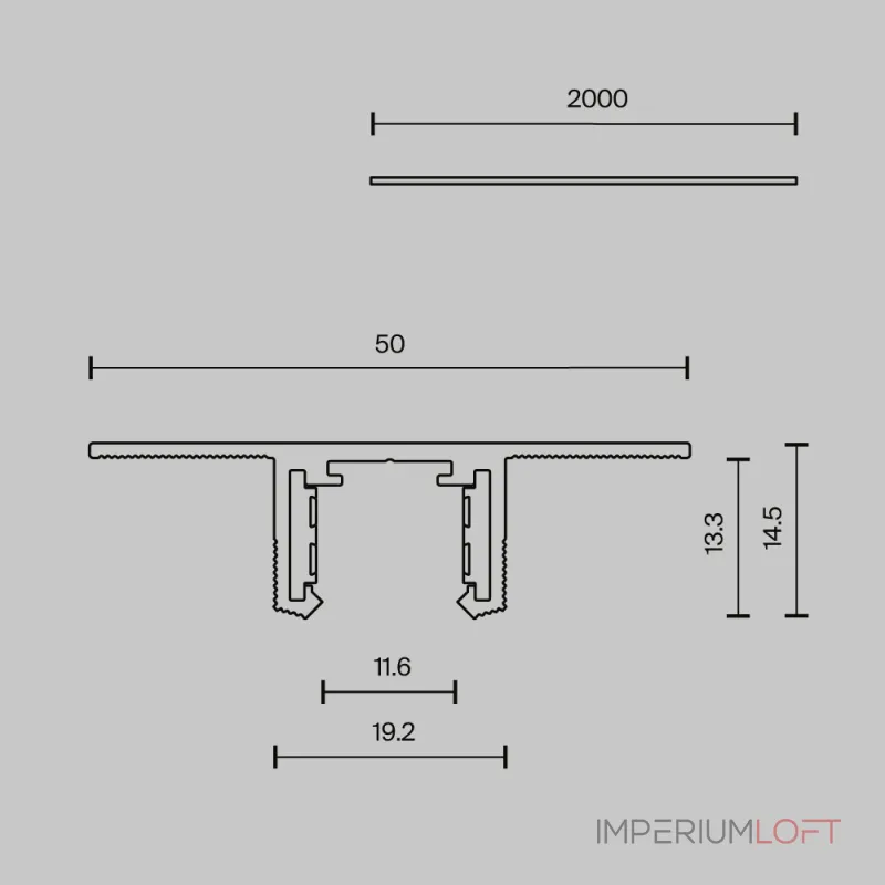Шинопровод 2м встраиваемый под ГКЛ 12,5мм Maytoni Busbar trunkings Exility X TRX239-422.12B от ImperiumLoft Шинопровод 2м встраиваемый под ГКЛ 12,5мм Maytoni Busbar trunkings Exility X TRX239-422.12B от ImperiumLoft