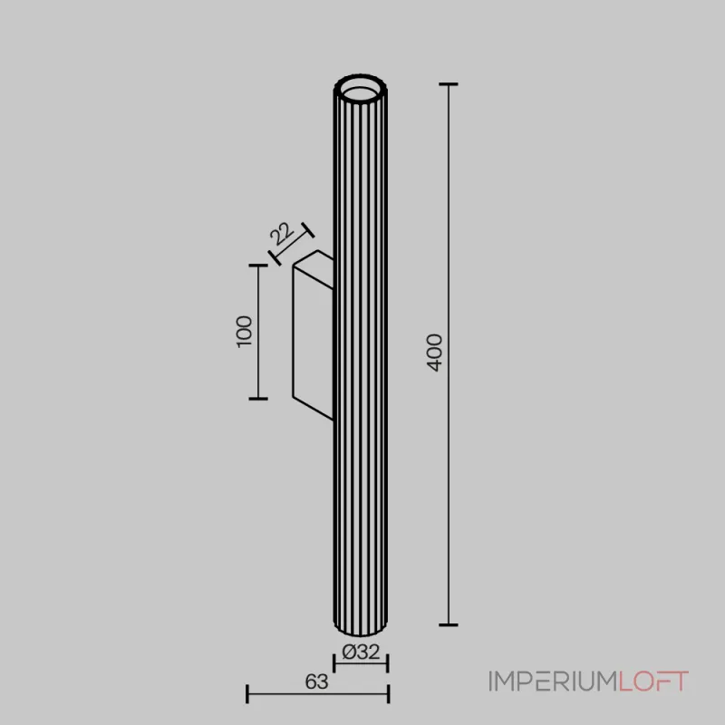 Настенный светильник (бра) Maytoni Calipso C082WL-12W2.7K-W от ImperiumLoft