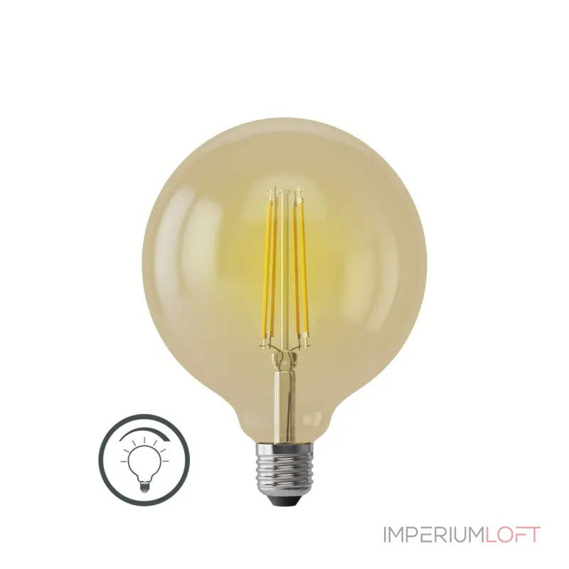 Светодиодная лампа Loft Led G125 8W 2800K E27 DIM Voltega Loft LED 6838 от ImperiumLoft Светодиодная лампа Loft Led G125 8W 2800K E27 DIM Voltega Loft LED 6838 от ImperiumLoft