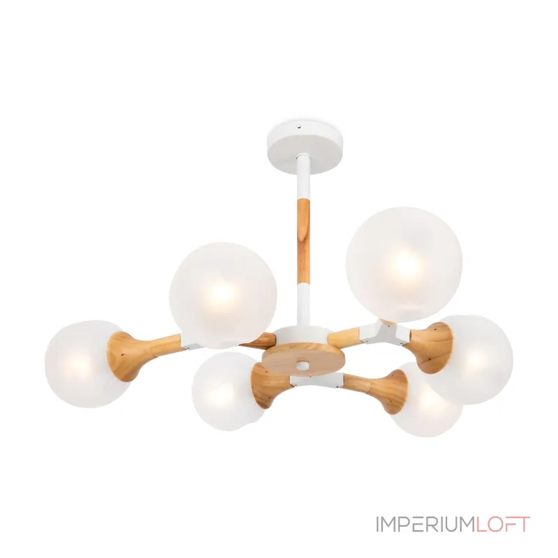 Люстра на штанге Freya Amy FR5105CL-06W Люстра на штанге Freya Amy FR5105CL-06W