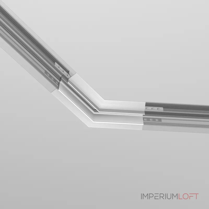 Угол-соединитель 135° Exility встраиваемый под ГКЛ 12,5мм, белый от ImperiumLoft