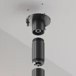 Основание для накладного монтажа системы Shelf с внутренней резьбой без ввода питания Maytoni Shelf CA023BI-B от ImperiumLoft