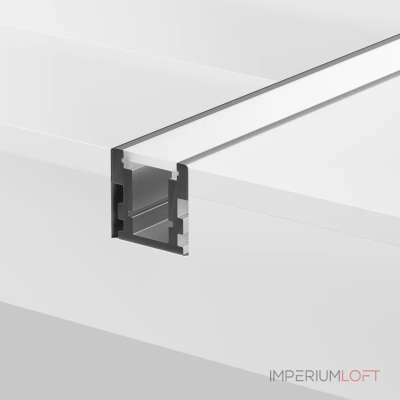 Алюминиевый профиль встраиваемый в пол 26x26 (Серебро, 2 м), ALM-2626-S-2M Maytoni 636016 от ImperiumLoft