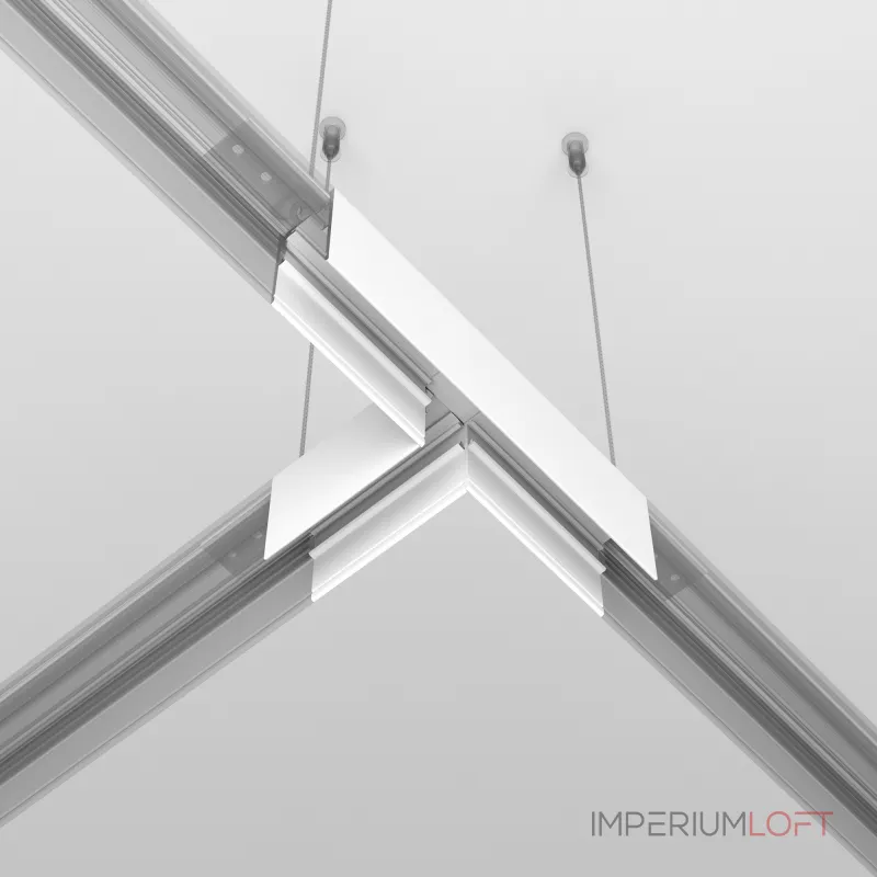 Коннектор Т-образный Exility накладной белый от ImperiumLoft Коннектор Т-образный Exility накладной белый от ImperiumLoft