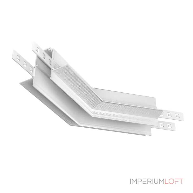 Угол-соединитель 135° Exility встраиваемый под ГКЛ 12,5мм, белый от ImperiumLoft