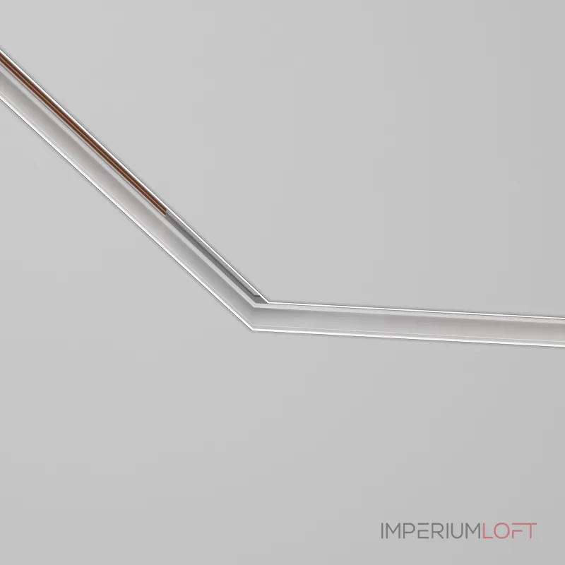 Угол-соединитель 135° Exility встраиваемый под ГКЛ 12,5мм, белый от ImperiumLoft