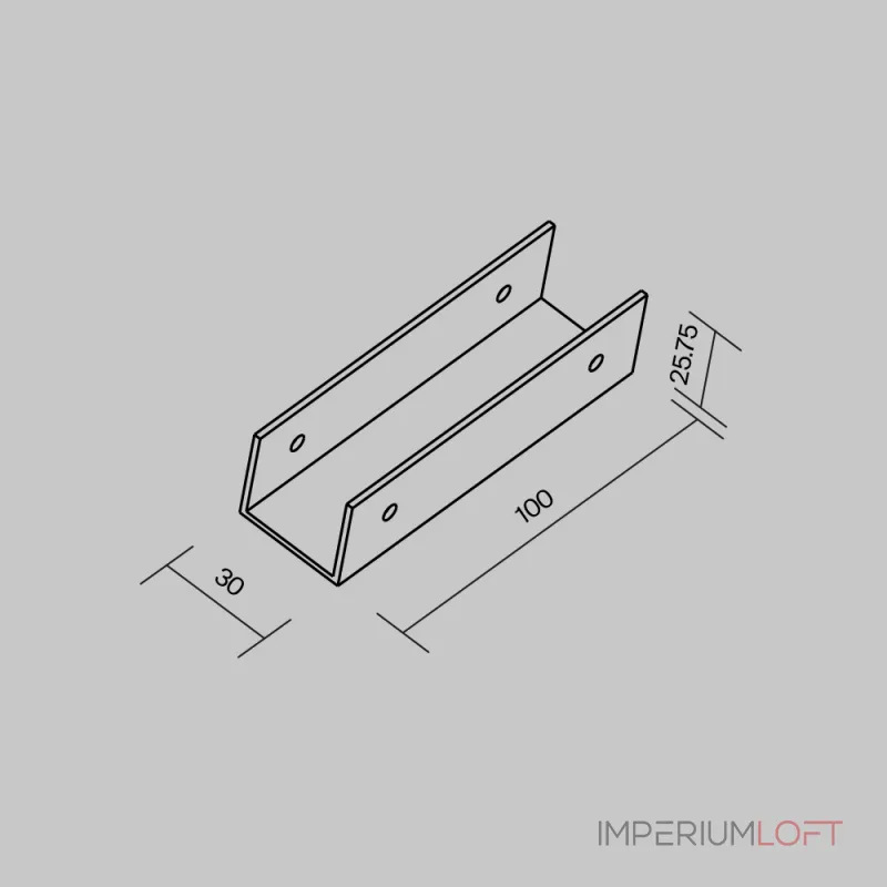 Коннектор прямой для профиля Elasity IP Maytoni O-TR001-SC180-W Коннектор прямой для профиля Elasity IP Maytoni O-TR001-SC180-W