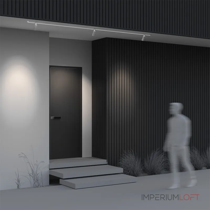 Уличный трековый светильник Focus LED Elasity IP Maytoni O-TR01-1-S-16WW3K