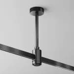 Крепление потолочное Short одинарное 138мм Flarity черный Maytoni FLARITY TRA156C-SL1-B от ImperiumLoft