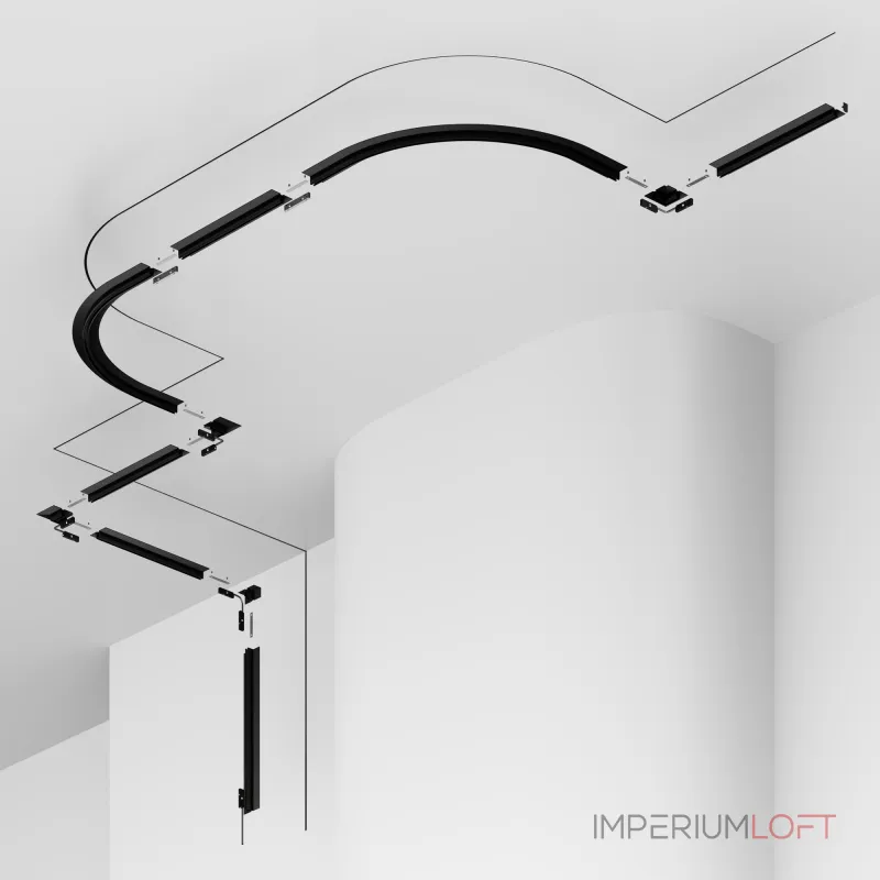 Шинопровод встраиваемый Maytoni LEVITY TRX184-121B от ImperiumLoft