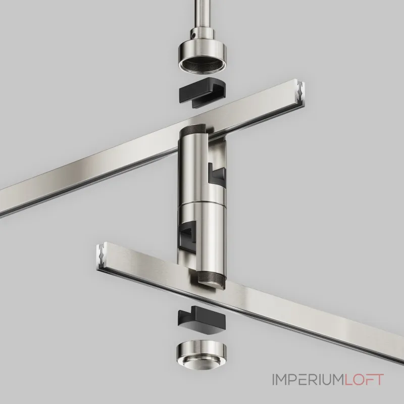 Крепление потолочное двойное Short 78мм платина Maytoni Flarity TRA156C-D1-PT от ImperiumLoft