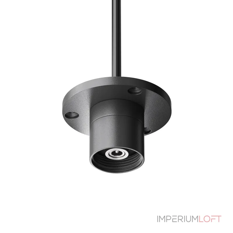 Основание для накладного монтажа системы Shelf с внутренней резьбой с вводом питания Maytoni Shelf CA023BI-P-B от ImperiumLoft