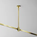 Крепление потолочное Medium 300мм с вводом питания Flarity латунь Maytoni FLARITY TRA158C-B1-BS от ImperiumLoft