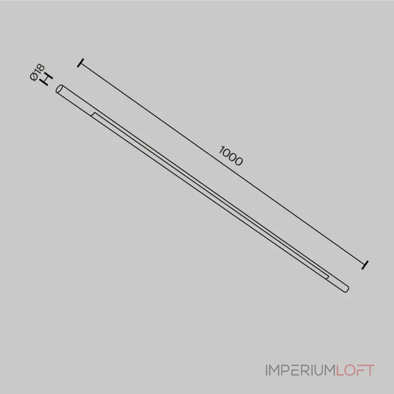 Светильник Maytoni Basis C100CL-L1000-24W3-6K-B от ImperiumLoft