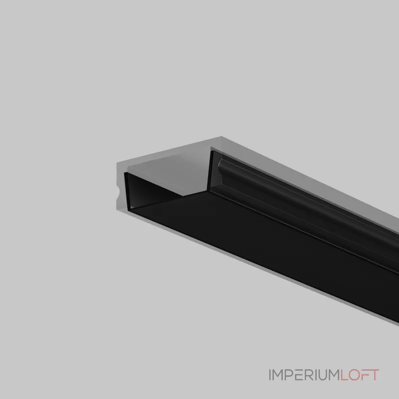Рассеиватель для профиля 15×06 (Чёрный, 2 м), ALM-001-B-DF-2M Maytoni 642021 от ImperiumLoft