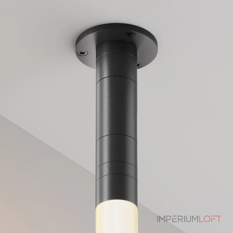 Основание для накладного монтажа системы Shelf с внутренней резьбой с вводом питания Maytoni Shelf CA023BI-P-B от ImperiumLoft