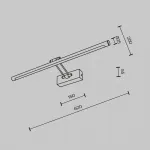 Подсветка для картин Maytoni Dazzle MIR267WL-L14CH3K от ImperiumLoft