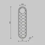 Настенный светильник (бра) Maytoni Modern Perlamour MOD473WL-L25BSK от ImperiumLoft