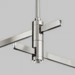 Крепление потолочное двойное Short 78мм платина Maytoni Flarity TRA156C-D1-PT от ImperiumLoft