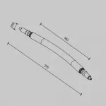 Гибкий коннектор для штанговой системы Axity Maytoni Axity CA005FC-B от ImperiumLoft