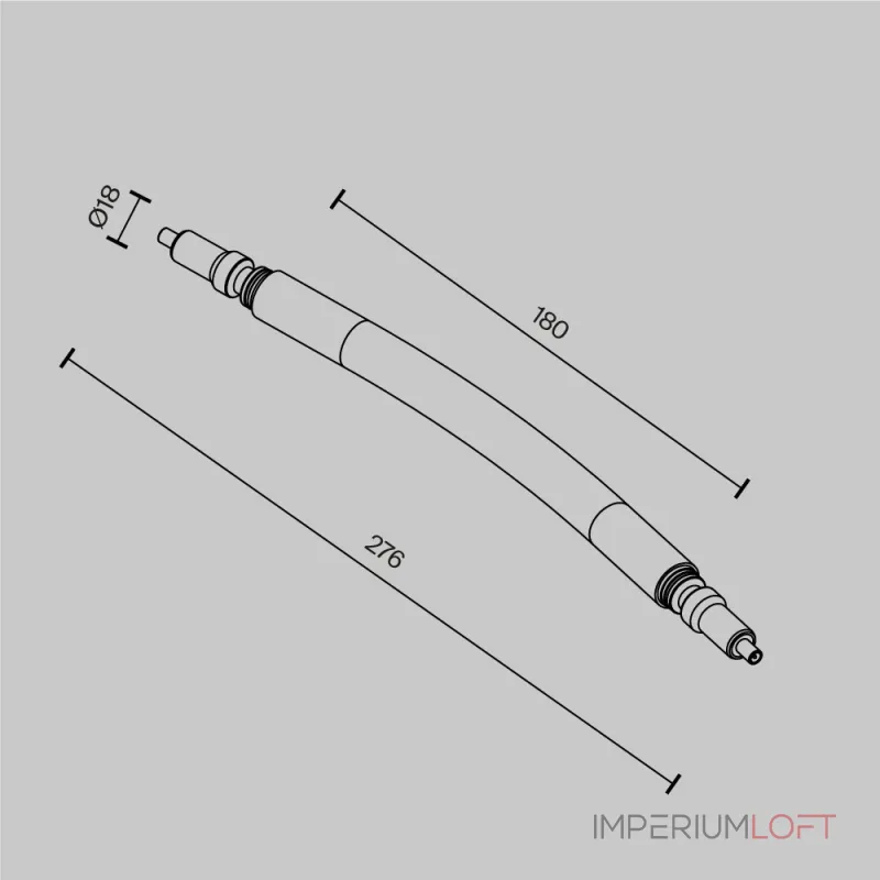 Гибкий коннектор для штанговой системы Axity Maytoni Axity CA005FC-B от ImperiumLoft Гибкий коннектор для штанговой системы Axity Maytoni Axity CA005FC-B от ImperiumLoft