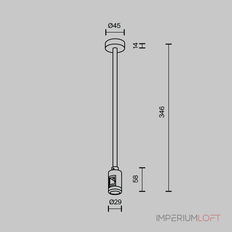 Крепление потолочное Medium 300мм с вводом питания Flarity латунь Maytoni FLARITY TRA158C-B1-BS от ImperiumLoft Крепление потолочное Medium 300мм с вводом питания Flarity латунь Maytoni FLARITY TRA158C-B1-BS от ImperiumLoft