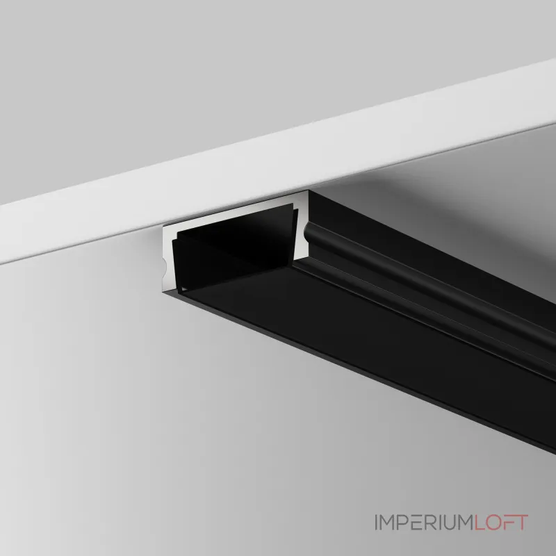 Рассеиватель для профиля 15×06 (Чёрный, 2 м), ALM-001-B-DF-2M Maytoni 642021 от ImperiumLoft