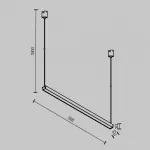 Трековый подвесной светильник Maytoni ELASITY TR170-1-26W3K-B от ImperiumLoft