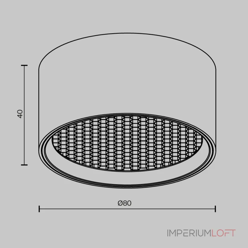 Потолочный светильник Maytoni Glare C122CL-L7-4K-W от ImperiumLoft