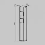 Уличная розетка Maytoni Outdoor O459FL-GF02SC от ImperiumLoft