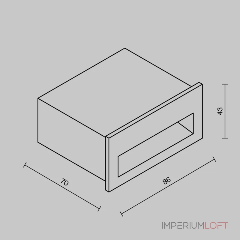 Подсветка для лестниц Maytoni Futo O512SL-L3B3K от ImperiumLoft