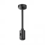 Крепление потолочное Short одинарное 138мм Flarity черный Maytoni FLARITY TRA156C-SL1-B от ImperiumLoft