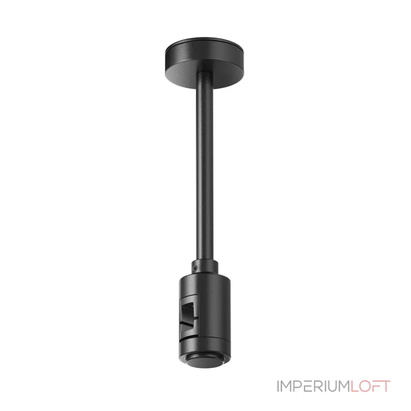 Крепление потолочное Short одинарное 138мм Flarity черный Maytoni FLARITY TRA156C-SL1-B от ImperiumLoft