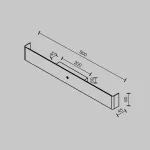 Настенный светильник (бра) Maytoni Bracket MOD492WL-L16BK от ImperiumLoft
