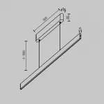 Подвесной светильник Maytoni Pendant P109PL-36W2.7-6K-W