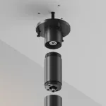 Основание для накладного монтажа системы Shelf с внутренней резьбой с вводом питания Maytoni Shelf CA023BI-P-B от ImperiumLoft