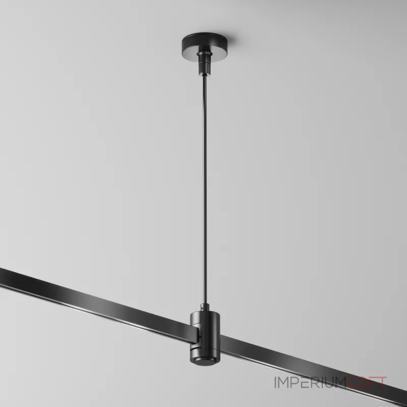 Подвес тросовый Hang с вводом питания Flarity черный Maytoni FLARITY TRA157SW-B1-B от ImperiumLoft