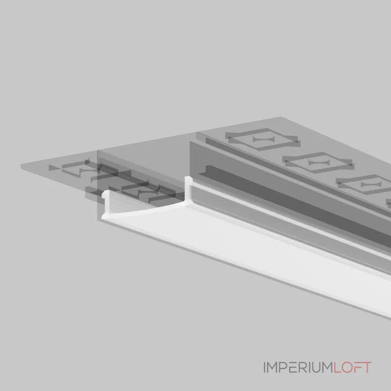 Рассеиватель для профиля 61×14 (Белый, 10 м), ALM-6114-O-DF-10M Maytoni 642015 от ImperiumLoft