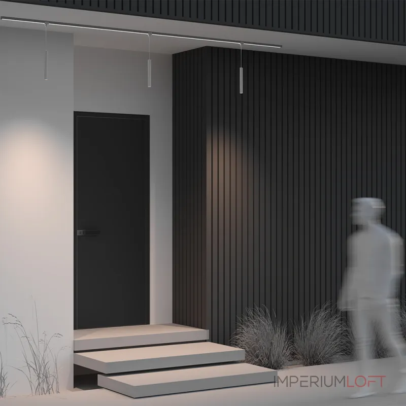 Уличный трековый светильник Focus LED Elasity IP Maytoni O-TR01-1-P-8WW3K Уличный трековый светильник Focus LED Elasity IP Maytoni O-TR01-1-P-8WW3K