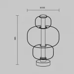 Настольный светильник Maytoni Modern MOD364TL-L15B3K от ImperiumLoft