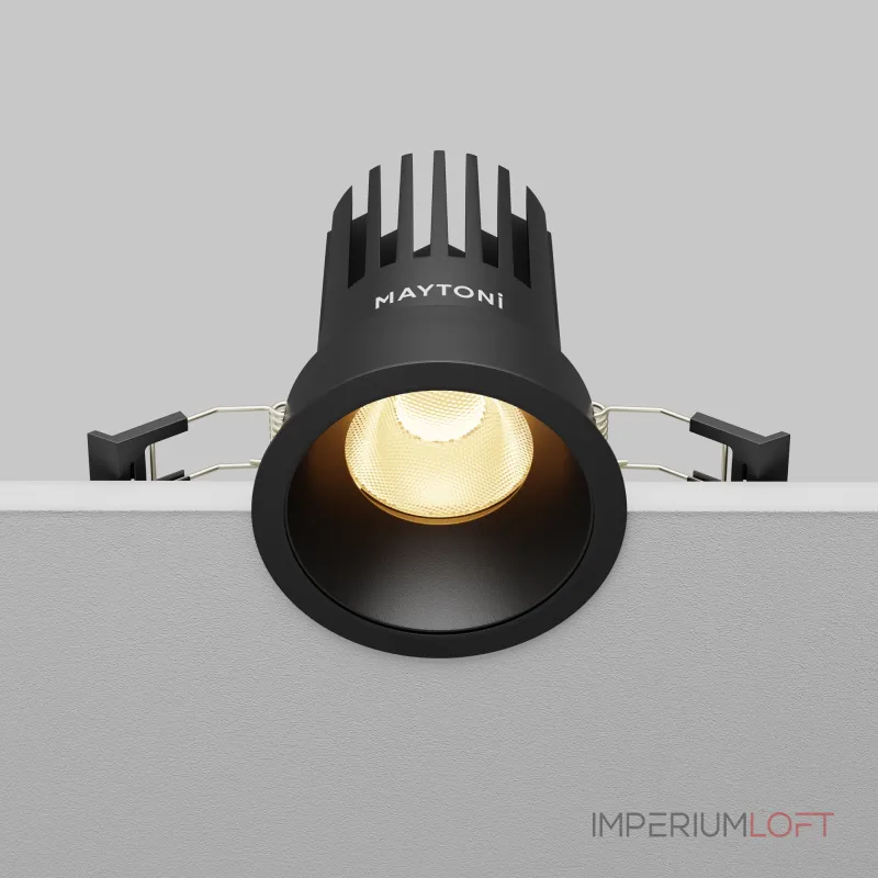 Встраиваемый светильник Maytoni Dip DL117-15W-2.7K-B от ImperiumLoft
