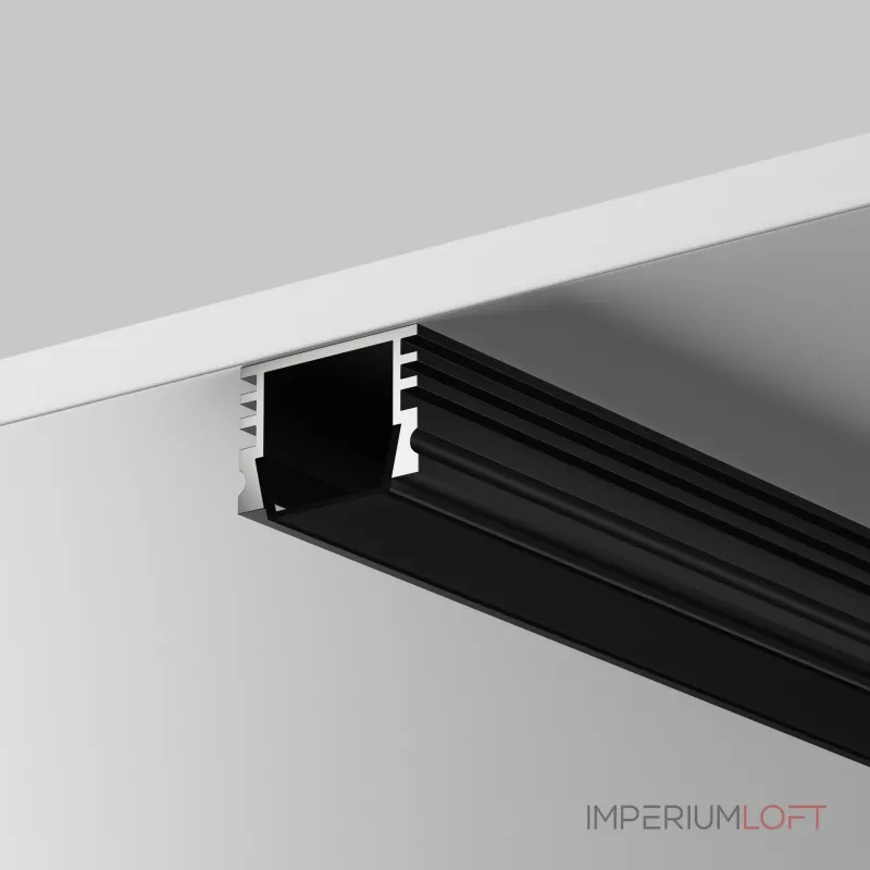 Рассеиватель для профиля 16×12 (Чёрный, 2 м), ALM-005-B-DF-2M Maytoni 642024 от ImperiumLoft