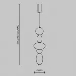 Подвесной светильник Maytoni Modern MOD297PL-L24BS3K1
