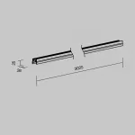 Профиль для уличной трековой системы Maytoni Elasity IP O-TR001-P-B3M от ImperiumLoft