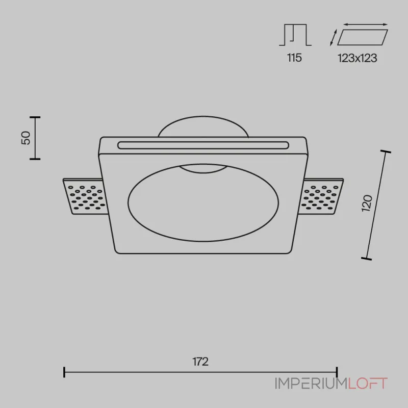 Встраиваемый светильник Maytoni Downlight DL001-1-01-W-1 от ImperiumLoft Встраиваемый светильник Maytoni Downlight DL001-1-01-W-1 от ImperiumLoft